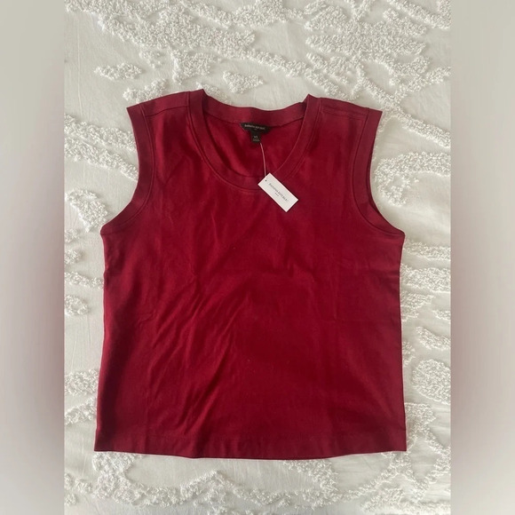 Banana Republic Cotton-Sateen Muscle Tank - Picture 4 of 11